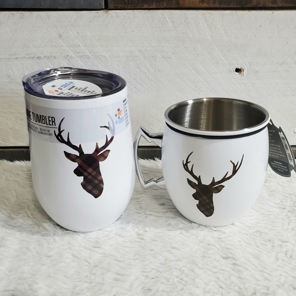 Cambridge Other - Cambridge Deer Moscow Mule Mug & Tumbler Set